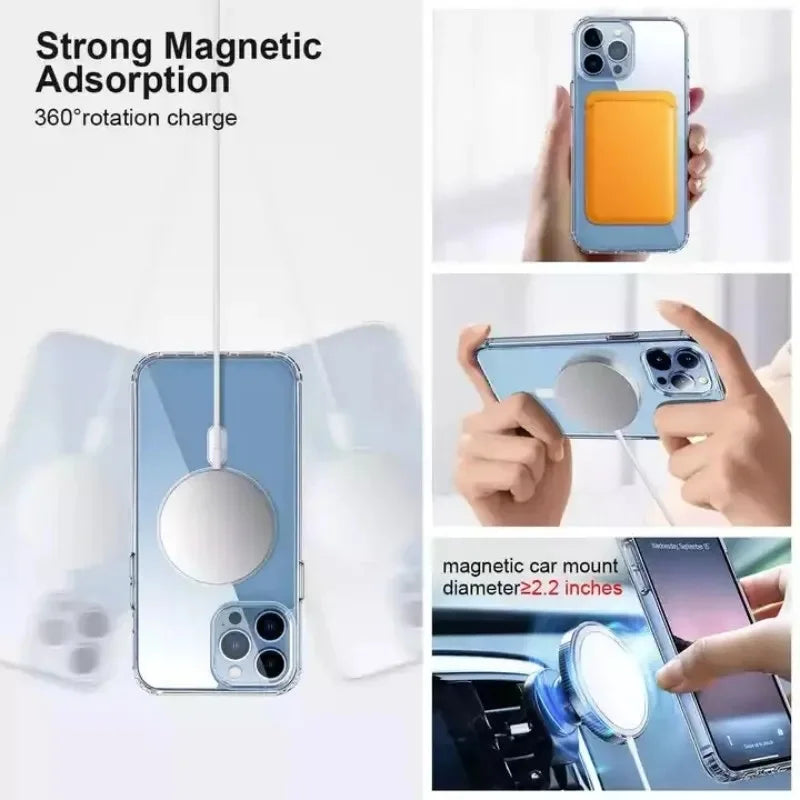 Clear Phone Case for Iphone - Magsafe