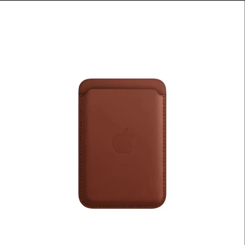 Leather Magsafe Wallet Magnetic Card Holder Case for iPhone