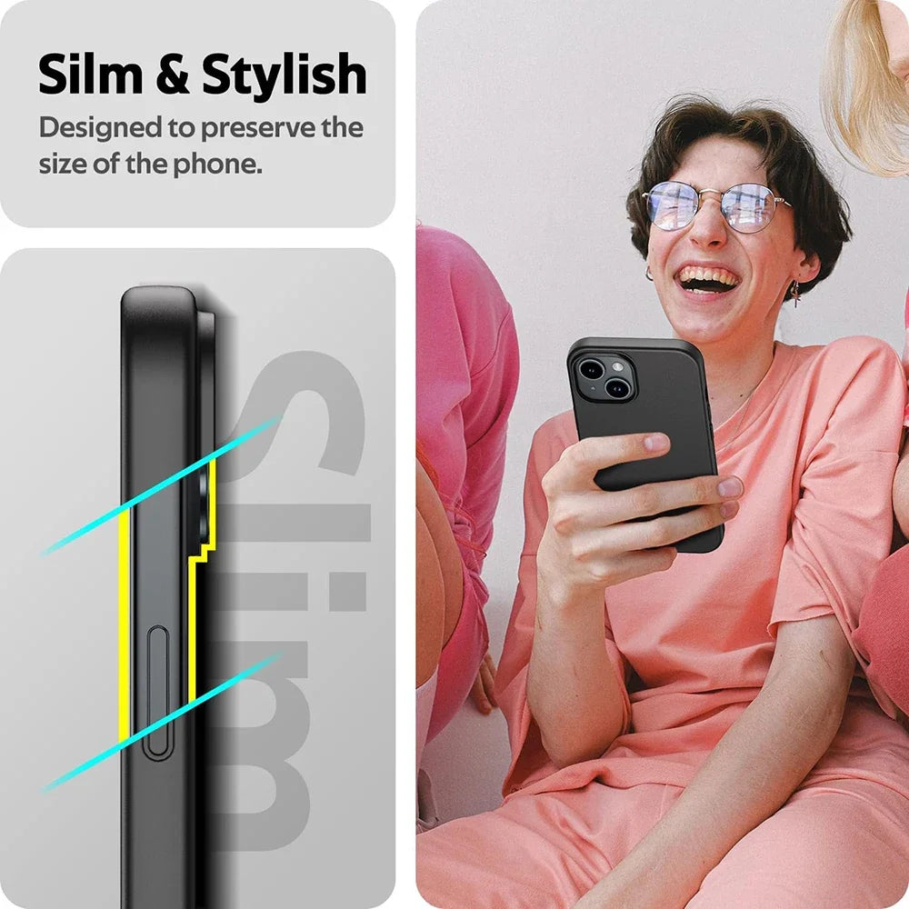 Luxury Matte Silicone Soft Case for Iphone